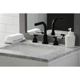 Kaiser FSC8955CKL Two-Handle 3-Hole Deck Mount Widespread Bathroom Faucet with Pop-Up Drain, Oil Rubbed Bronze