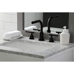 Kaiser FSC8955CKL Two-Handle 3-Hole Deck Mount Widespread Bathroom Faucet with Pop-Up Drain, Oil Rubbed Bronze