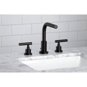 Manhattan FSC8955CML Two-Handle 3-Hole Deck Mount Widespread Bathroom Faucet with Pop-Up Drain, Oil Rubbed Bronze