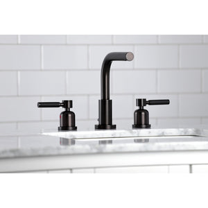 Kaiser FSC8955DKL Two-Handle 3-Hole Deck Mount Widespread Bathroom Faucet with Pop-Up Drain, Oil Rubbed Bronze