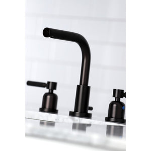 Kaiser FSC8955DKL Two-Handle 3-Hole Deck Mount Widespread Bathroom Faucet with Pop-Up Drain, Oil Rubbed Bronze