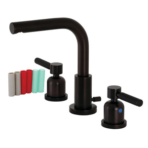 Kaiser FSC8955DKL Two-Handle 3-Hole Deck Mount Widespread Bathroom Faucet with Pop-Up Drain, Oil Rubbed Bronze