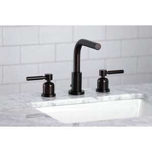 Concord FSC8955DL Two-Handle 3-Hole Deck Mount Widespread Bathroom Faucet with Pop-Up Drain, Oil Rubbed Bronze