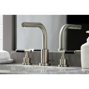 Kaiser FSC8958CKL Two-Handle 3-Hole Deck Mount Widespread Bathroom Faucet with Pop-Up Drain, Brushed Nickel