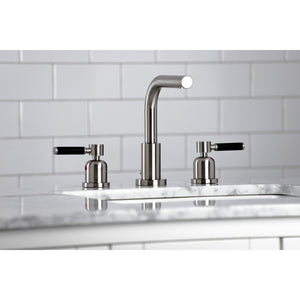 Kaiser FSC8958DKL Two-Handle 3-Hole Deck Mount Widespread Bathroom Faucet with Pop-Up Drain, Brushed Nickel