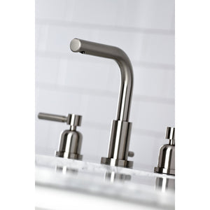 Concord FSC8958DL Two-Handle 3-Hole Deck Mount Widespread Bathroom Faucet with Pop-Up Drain, Brushed Nickel