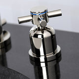 Concord FSC8959DX Two-Handle 3-Hole Deck Mount Widespread Bathroom Faucet with Pop-Up Drain, Polished Nickel