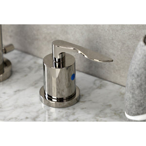 Serena FSC8959SVL Two-Handle 3-Hole Deck Mount Widespread Bathroom Faucet with Pop-Up Drain, Polished Nickel