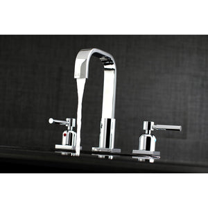 Concord FSC8961DL Two-Handle 3-Hole Deck Mount Widespread Bathroom Faucet with Pop-Up Drain, Polished Chrome