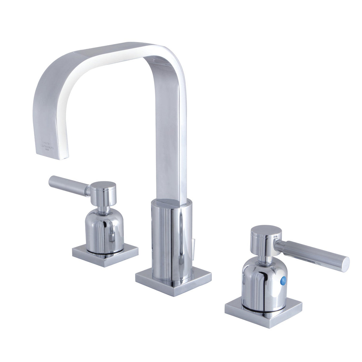 Concord FSC8961DL Two-Handle 3-Hole Deck Mount Widespread Bathroom Faucet with Pop-Up Drain, Polished Chrome
