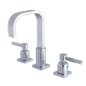 Concord FSC8961DL Two-Handle 3-Hole Deck Mount Widespread Bathroom Faucet with Pop-Up Drain, Polished Chrome