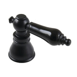 FSCDH1970AKL Black Porcelain Lever Diverter Handle, Matte Black