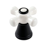 FSCDH1970APX Porcelain Cross Diverter Handle, Matte Black