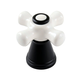 FSCDH1970APX Porcelain Cross Diverter Handle, Matte Black