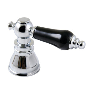 FSCDH1971AKL Black Porcelain Lever Diverter Handle, Polished Chrome