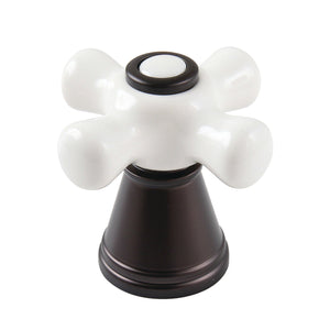 FSCDH1975APX Porcelain Cross Diverter Handle, Oil Rubbed Bronze