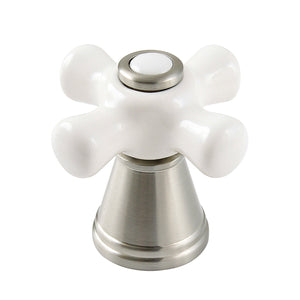 FSCDH1978APX Porcelain Cross Diverter Handle, Brushed Nickel