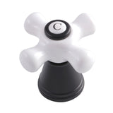 FSCH1970APXC Cold Porcelain Cross Handle, Matte Black