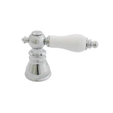 American Patriot FSCH1971APLH Hot Porcelain Lever Handle, Polished Chrome