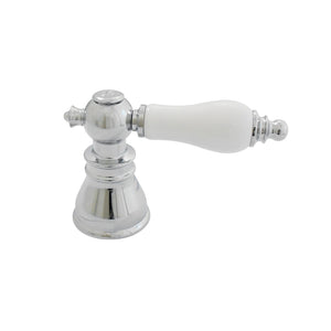American Patriot FSCH1971APLH Hot Porcelain Lever Handle, Polished Chrome