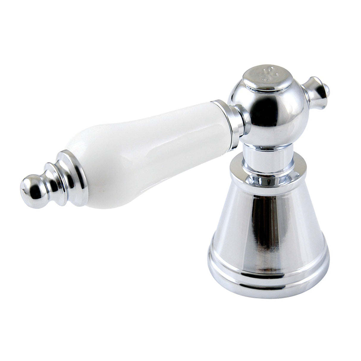 FSCH1971PLH Hot Porcelain Lever Handle, Polished Chrome