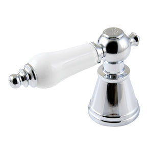 FSCH1971PLH Hot Porcelain Lever Handle, Polished Chrome