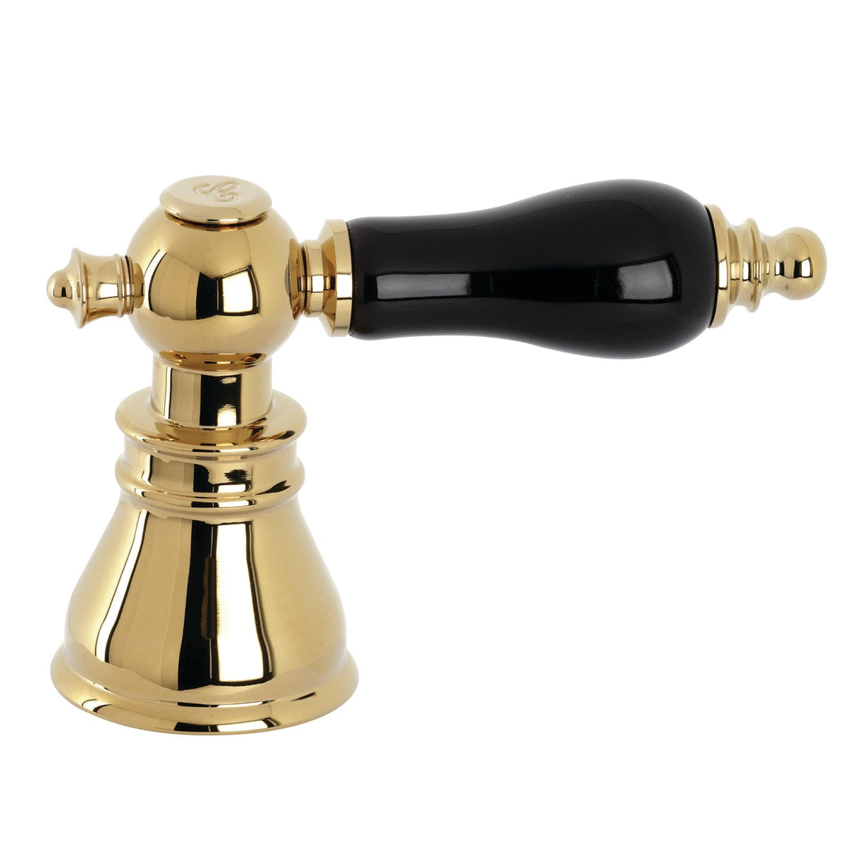 FSCH1972AKLC Cold Porcelain Lever Handle, Polished Brass