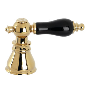 FSCH1972AKLC Cold Porcelain Lever Handle, Polished Brass