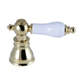 American Patriot FSCH1972APLC Cold Porcelain Lever Handle, Polished Brass