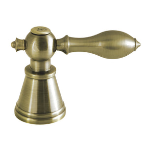 English Vintage FSCH19733ALC Cold Metal Lever Handle, Antique Brass