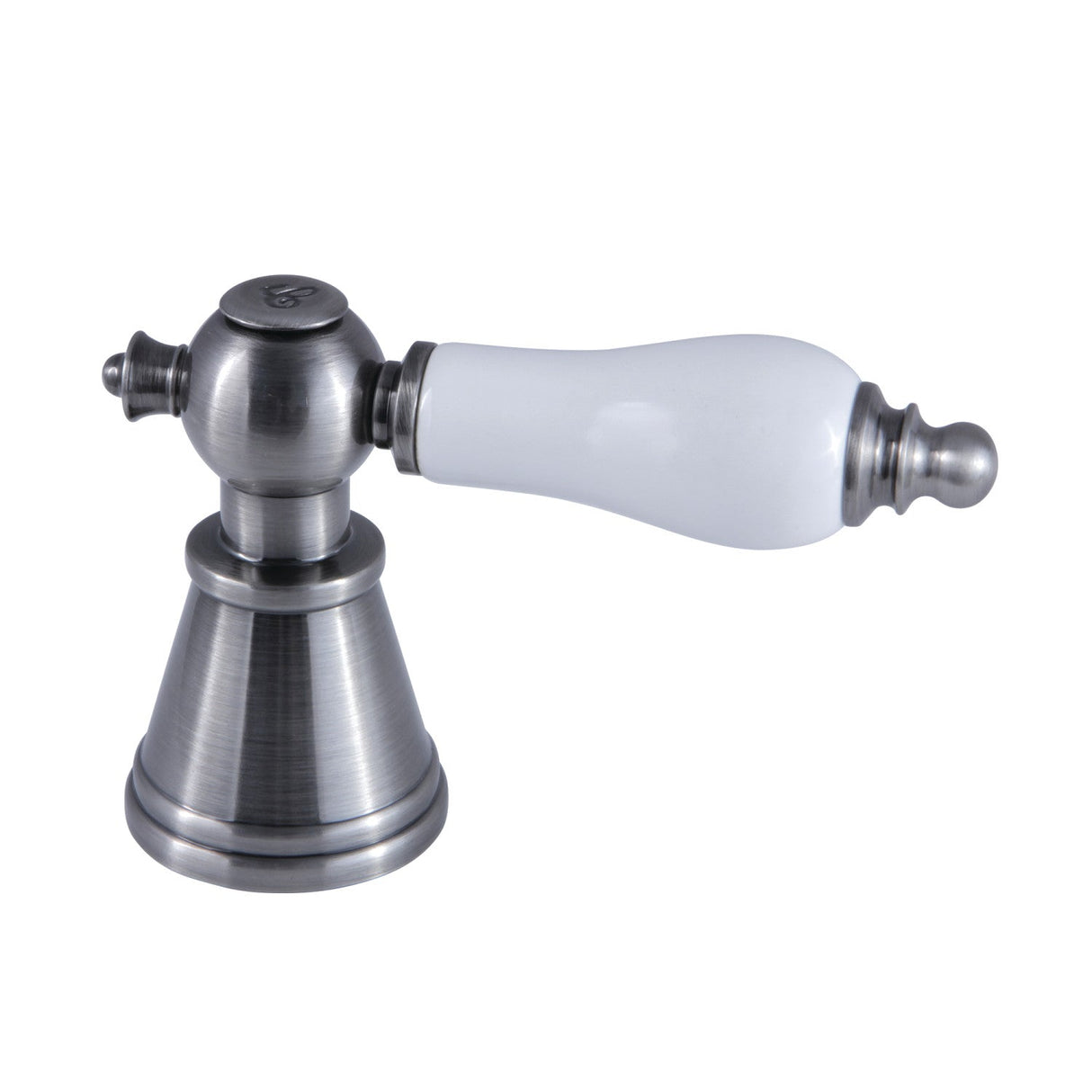 English Vintage FSCH1974PLC Cold Porcelain Lever Handle, Black Stainless