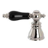 FSCH1979AKLH Hot Porcelain Lever Handle, Polished Nickel