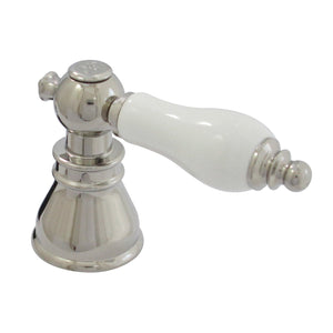 American Patriot FSCH1979APLH Hot Porcelain Lever Handle, Polished Nickel