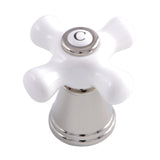 FSCH1979APXC Cold Porcelain Cross Handle, Polished Nickel
