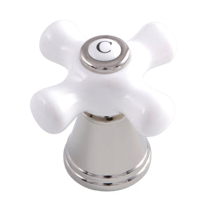FSCH1979APXC Cold Porcelain Cross Handle, Polished Nickel