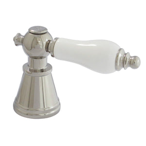 FSCH1979PLC Cold Porcelain Lever Handle, Polished Nickel