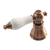 American Patriot FSCH197APLACH Hot Porcelain Lever Handle, Antique Copper