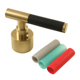 Kaiser FSCH8923CKL Brass Lever Handle, D Type, Brushed Brass