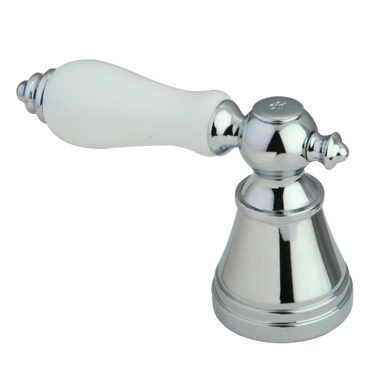 FSH7611PLH Hot Porcelain Lever Handle, Polished Chrome