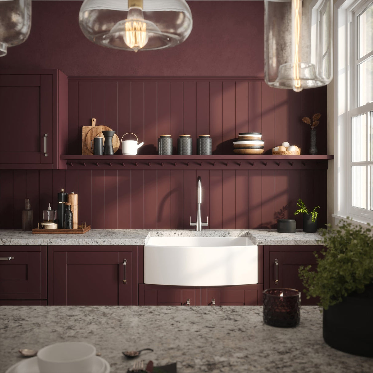 Gherdy 30" Fireclay Apron-Front Sink