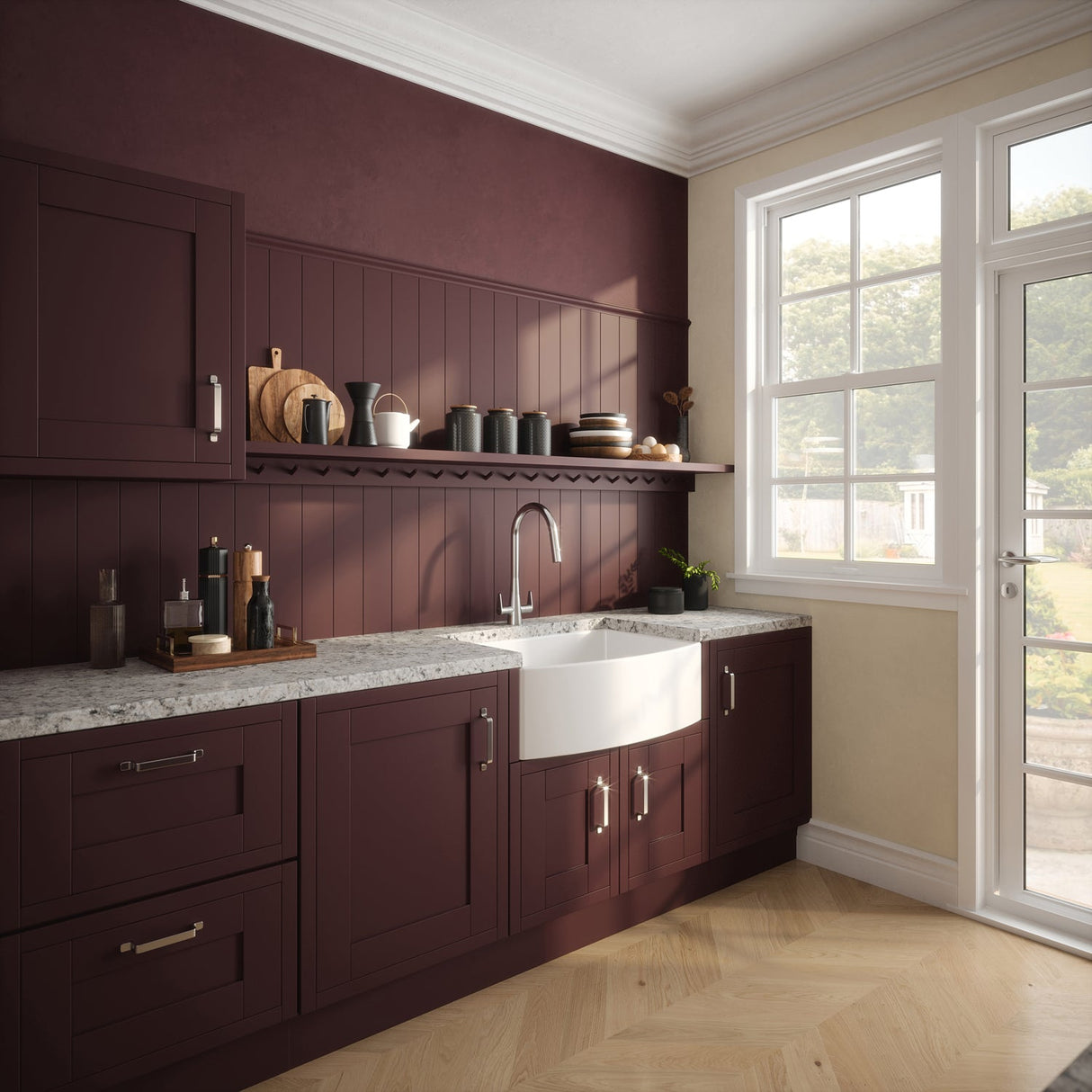 Gherdy 30" Fireclay Apron-Front Sink