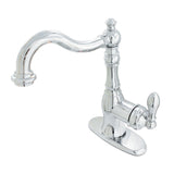 American Classic FSY7701ACL Single-Handle 1-or-3 Hole Deck Mount Bathroom Faucet with Push Pop-Up, Polished Chrome