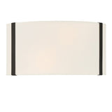 Fulton 2 Light Black Sconce FUL-902-BK