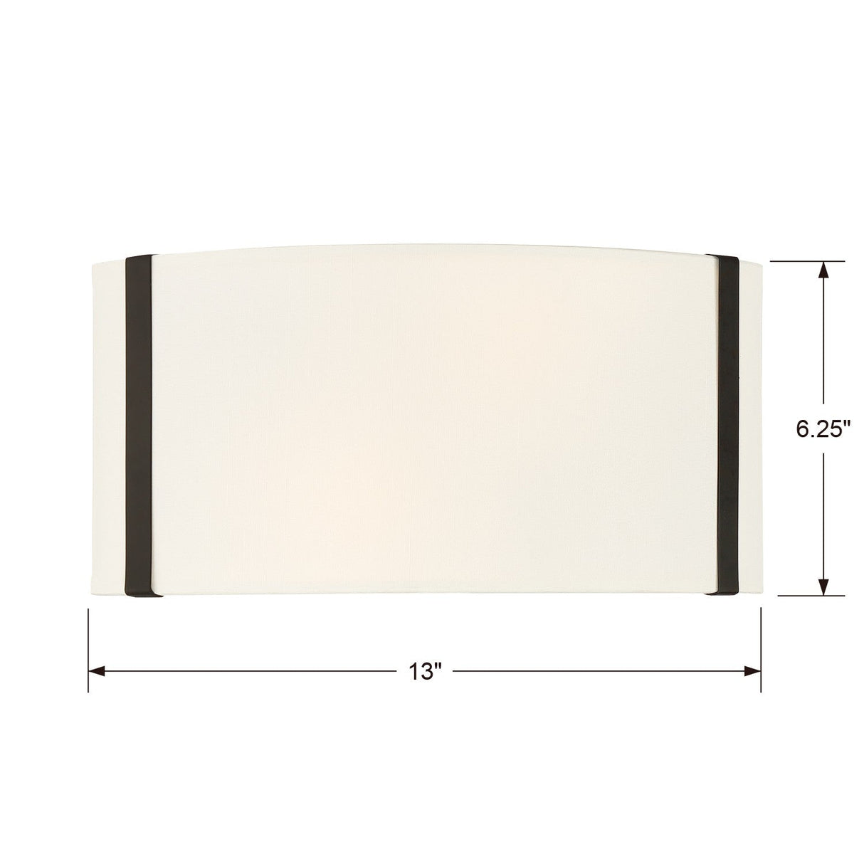 Fulton 2 Light Black Sconce FUL-902-BK