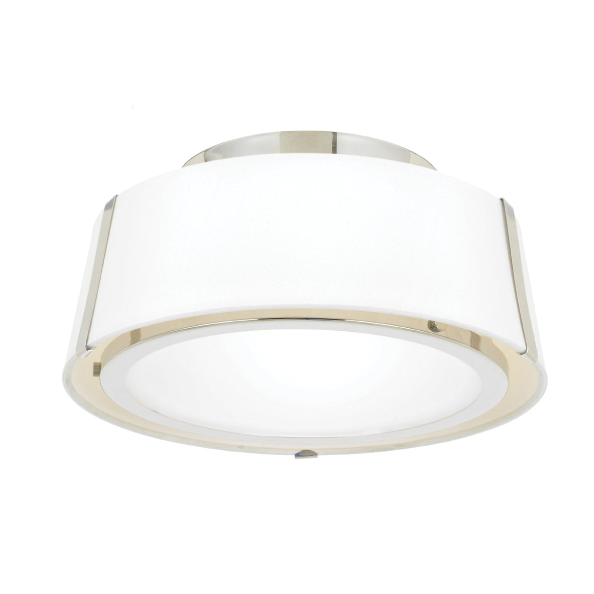 Fulton 2 Light Polished Nickel Semi Flush Mount FUL-903-PN