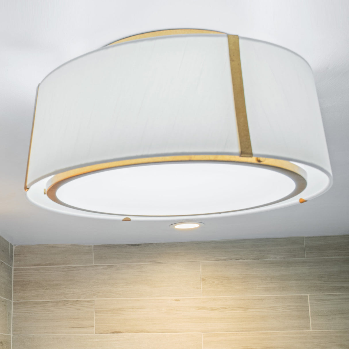 Fulton 3 Light Matte Black Semi Flush Mount FUL-905-BK