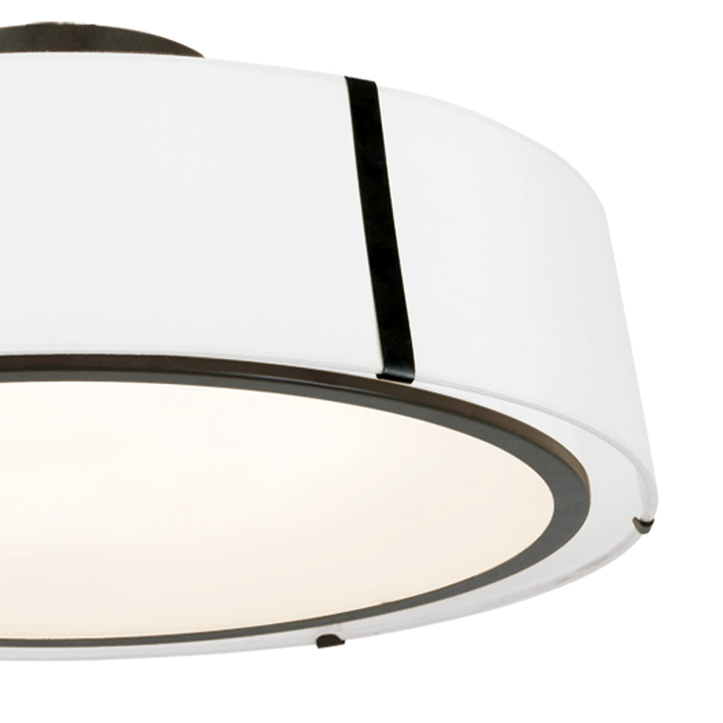 Fulton 6 Light Matte Black Semi Flush Mount FUL-907-BK_CEILING