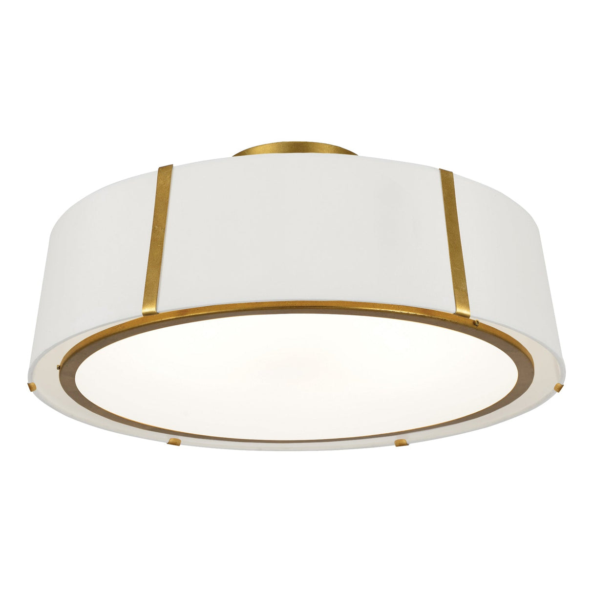 Fulton 6 Light Matte Black Semi Flush Mount FUL-907-BK_CEILING