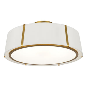 Fulton 6 Light Matte Black Semi Flush Mount FUL-907-BK_CEILING