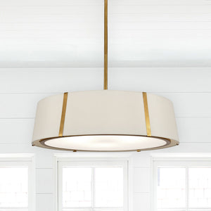 Fulton 6 Light Matte Black Chandelier FUL-907-BK